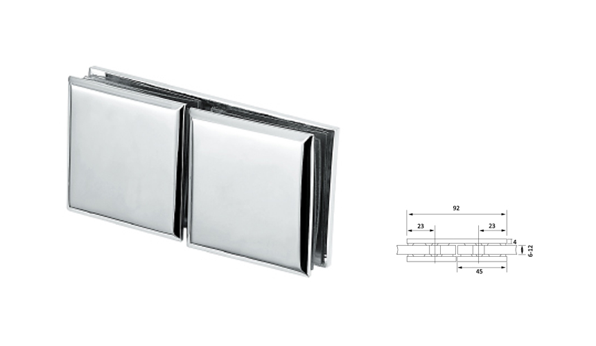 Glass Fix Clip,180°（Double）